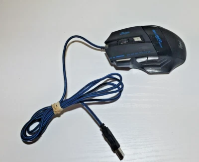 ZELOTES T-80 BIG MAC USB Wired Gaming Mouse Multi Color LED Optical 7 Button B14 - Image 1 of 4