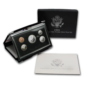 1993-S Premier Silver Proof Set - Picture 1 of 2