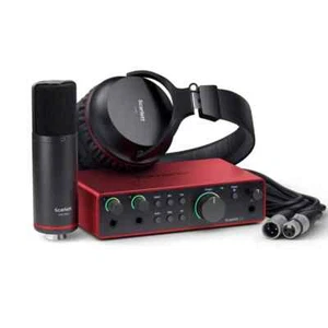 Focusrite Scarlett 2i2 Studio 4th Gen Recording Bundle - Brand New - Picture 1 of 14