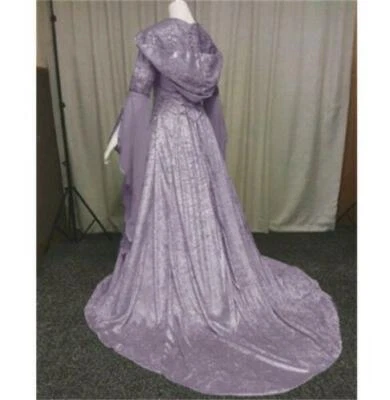 Mujeres Vestido de Bruja Medieval Juegos con disfraces Disfraz de Halloween Gótico Talla Grande Elegante 0328 Foto 1 de 4