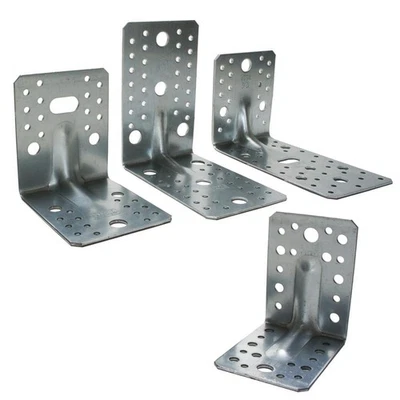 Schwerlast Winkelverbinder 55 - 172 mm Bauwinkel Holzverbinder Sicke verzinkt CE - Bild 1 von 3