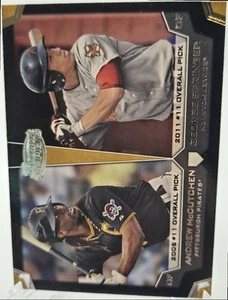2012 Bowman Draft Picks & Prospects Dual Top 10 Andrew McCutchen/George Springer - Picture 1 of 2