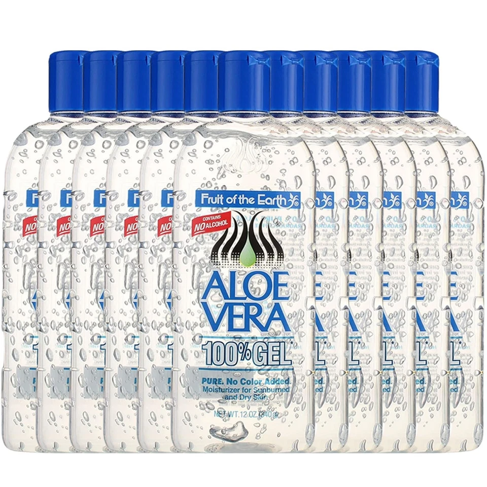Fruit of The Earth 100% Aloe Vera Gel, 2 Oz
