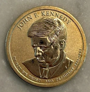 2015-S John F. Kennedy Reverse Proof Dollar - Picture 1 of 5
