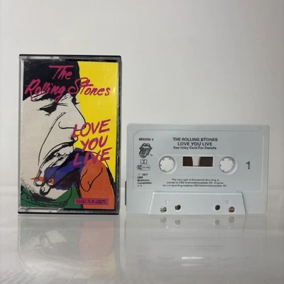 The Rolling Stones Love You Live Audio Cassette Tape Album 1977 - Tested Working - Image 1 of 4