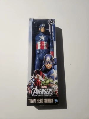 MARVEL (AVENGERS ASSEMBLE/TITAN HERO SERIES) CAPTAIN AMERICA (Hasbro) 2012 NEW!! - Image 1 of 2