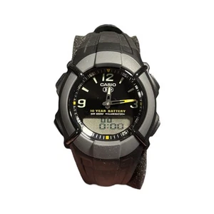 Casio HD Mens Watch Analogue & Digital HDC-600-1BVES New Tested Working - Picture 1 of 13