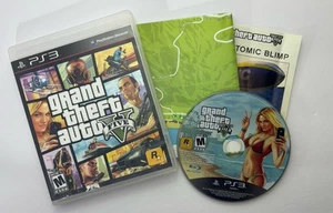 Grand Theft Auto V PS3 PlayStation 3 + Map Complete CIB - (See Pics) - Picture 1 of 10