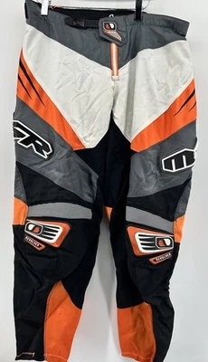 MSR 左轮手枪越野自行车加厚电机十字裤橙色男式 38 码 — 第 1/4 张图片