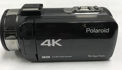 Polaroid ID955 4K HD Camcorder Camera 18x 56MP SD Card Mini USB - Image 1 of 4