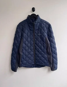 Montbell Light Down Micro Puffer Blue Jacket Size L Men's - Picture 1 of 5