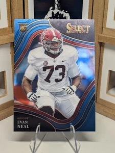 2022 Panini Select Draft Picks Field Level Evan Neal #197 (RC) Crimson Tide - Picture 1 of 2