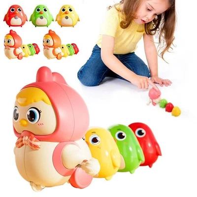 Pädagogisches Musik Krabbelspielzeug für Kinder Huhn Schwingen Niedliche Cart'`, - Bild 1 von 4