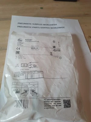 IFM CAPACITIVE SENSOR CODE KI5087 KIA3150NFPKG/2T/US SEALED BAG STOCK - Image 1 of 4