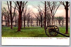 Postal Arsenal de Estados Unidos Springfield Massachusetts cañón capturado K-6 - Imagen 1 de 2