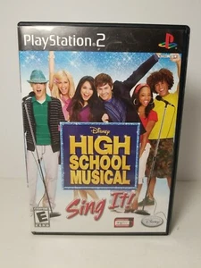 High School Musical: Sing It (Sony PlayStation 2, 2007) PS2, Complete w Manual & - Picture 1 of 3