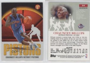 2003-04 Topps Pristine Gold Refractor /99 Chauncey Billups #54