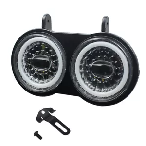 Brightest LED Headlight Hi-Low Beam Halo DRL For Buell XB9S XB12S 2003-2010 - Foto 1 di 11