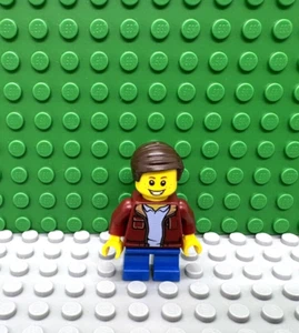 Lego mini figure Male Boy Child with Jacket NEW - Picture 1 of 1