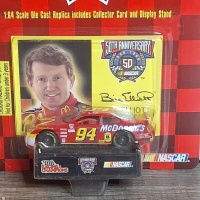 Bill Elliott #94 McDonalds Ford Nascar 1998 Racing Champions 1/64 Diecast  Foto 1 de 3