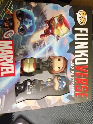 Pop Funko Games Funkoverse Marvel Studios 100 4 Pack Francais Jeu De Strategie - Image 1 of 2