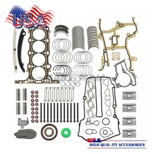 1.4L Engine Pistons Overhaul Rebuild Kit Head Gasket for Chevy Cruze Buick Turbo - Picture 1 of 21