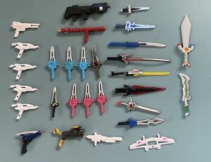 Power Rangers Accessories Lot of 29, Lightning Collection/SPD  Weapons, Etc…..