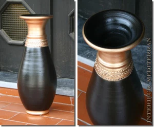 BODENVASE Keramik Vase 50cm Dekovase mediterran modern NEU Hochwertig Portugal - Bild 1 von 1