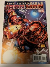 The Invincible Iron Man #1 B July 2008 Marvel Comics Fraction Larroca VARIANT