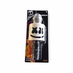 DJ Marshmello LED Luminous Microphone Cosplay Prop Halloween Party - Picture 1 of 8