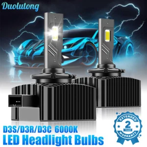 2x D3S LED Bulbs 110W White Light 6000K For Range Rover Sport LW 2013-2020 - Picture 1 of 11