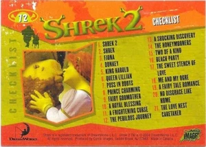 Carte - Shrek 2 - 2004 - Checklist - Picture 1 of 1