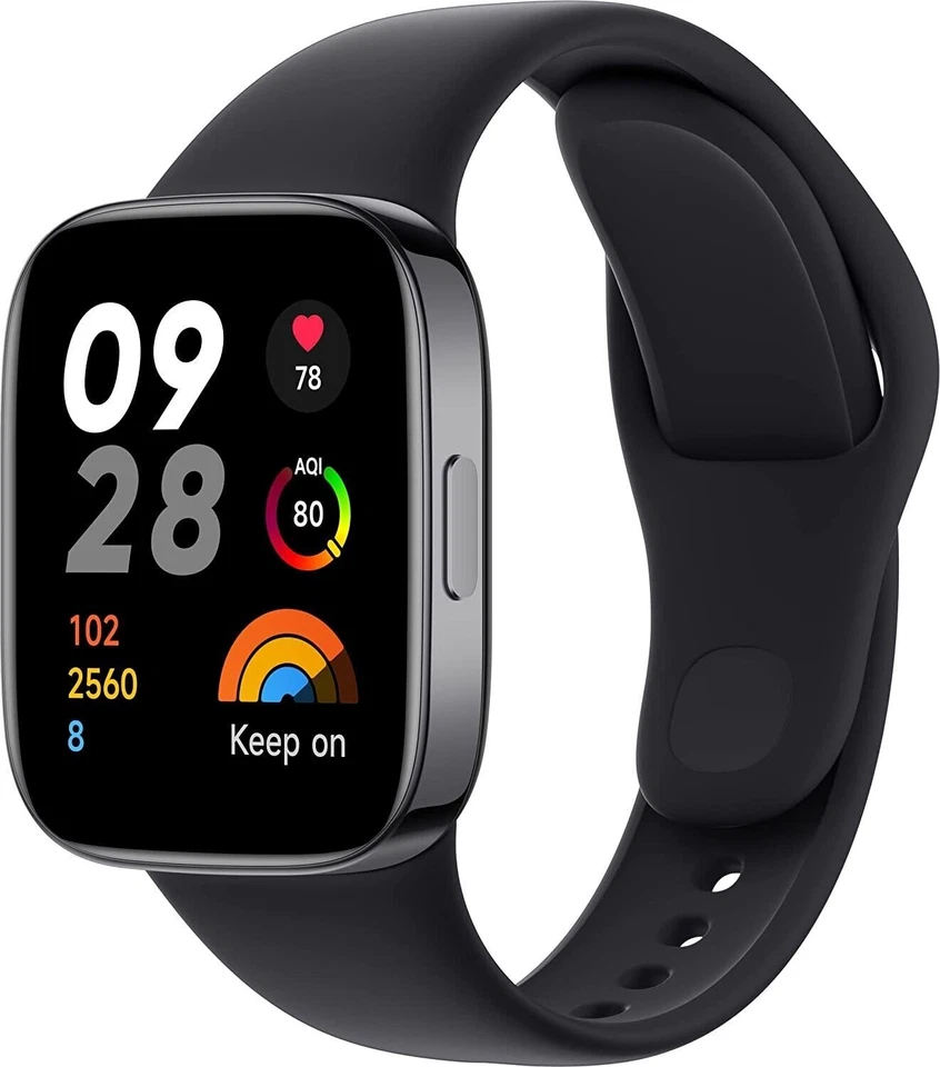 Xiaomi Redmi Watch 3 42,6mm Cassa Nera con Cinturino in Silicone Nero Smartwatch - BHR6851GL