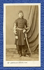 CDV. PORTRAIT DE NURI PACHA PAR ABDULLAH FRERES. C°. 1865. TBE. CONSTANTINOPLE. - Imagen 1 de 2