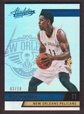 2015-16 Absolute Basketball Spectrum Gold #15 Jrue Holiday 02/10