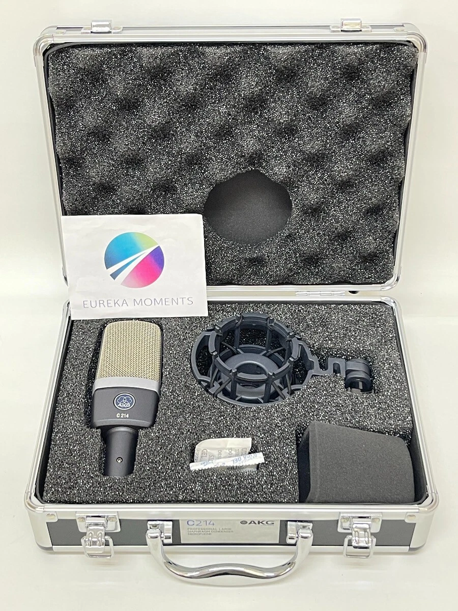 AKG C214 Kondensatormikrofon Set – 2 Stück Für Studio-Aufnahmen