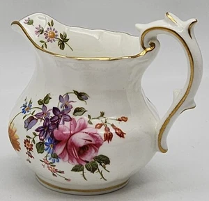 Royal Crown Derby Posies Creamer 9cm Made In England Green Backstamp 1921-1964 - Picture 1 of 19