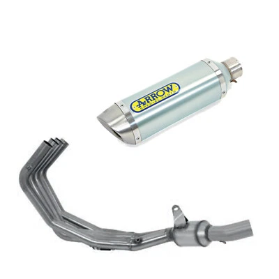 SCARICO COMPLETO ARROW PER YAMAHA XJ6 DIVERSION 2009 > 2015 THUNDER ALU INOX - Immagine 1 di 3