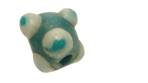 Early Chinese Possibly Han Dragon Fly or Eye Bead in blue and opaque - Picture 1 of 11