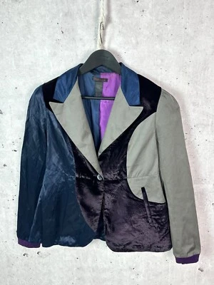 Blazer Vintage Custo Barcelona Multicolor Mujer Talla 42 Foto 1 de 4