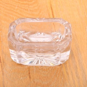 Vintage Clear Glass Sun Burst Pattern Toothpick Holder - Picture 1 of 5
