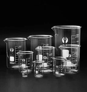 Wholesale 5ml - 3000ml Laboratory Chemistry Borosilicate Glass Beakers Measuring - Picture 1 of 9