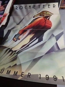 "THE ROCKETEER" TIMOTHY DALTON 1991 ORIGINAL D/S ONE SHEET POSTER - Picture 1 of 6
