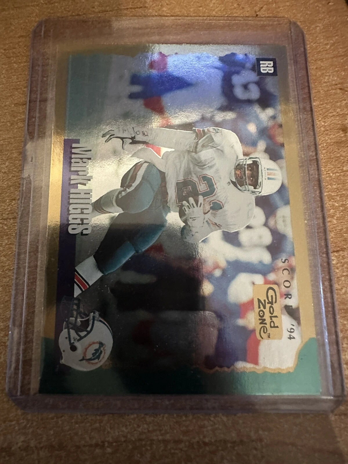 1994 Score Gold Zone Mark Higgs Dolphins
