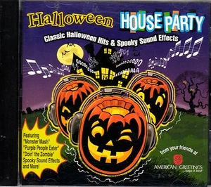 American Greetings HALLOWEEN HOUSE PARTY CLASSIC HITS & SPOOKY SOUND EFFECTS CD! - Picture 1 of 2