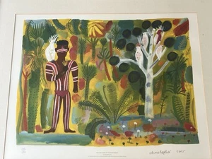 Christopher CORR b1955 - JUNGE UND VÖGEL IM REGENWALD - signiert & nummeriert - Bild 1 von 13