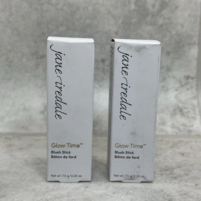 2 Pack! Jane Iredale Glow Time Blush Stick Ethereal. Blush .26 Oz Ea. Brand New! - Image 1 of 4