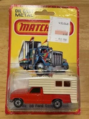 Camión cámper Lesney Ford Matchbox 1980 de colección No. 38 Die Cast Metal Sellado Foto 1 de 4