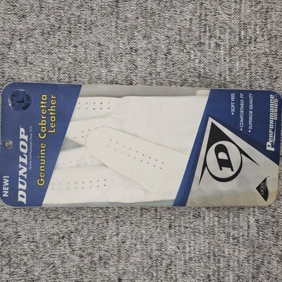 Guante de Golf Dunlop Grande Mano Izquierda Para Hombre Cuero Cabretta Genuino Rendimiento Nuevo Foto 1 de 4