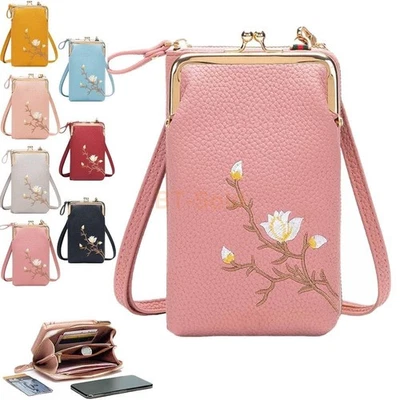 Portafoglio donna tracolla porta cellulare porta passaporto per portafoglio - Immagine 1 di 4